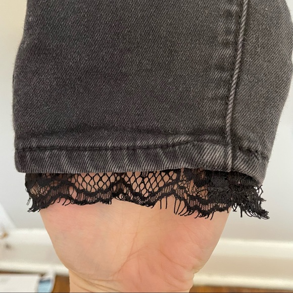3 for 15$🌸 Black washed out jeans - very high waisted - Size 27 - Picture 8 of 10